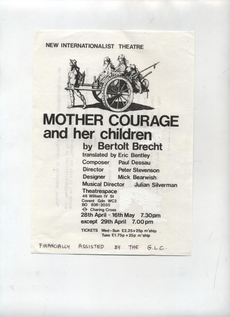 Mother Courage poster
